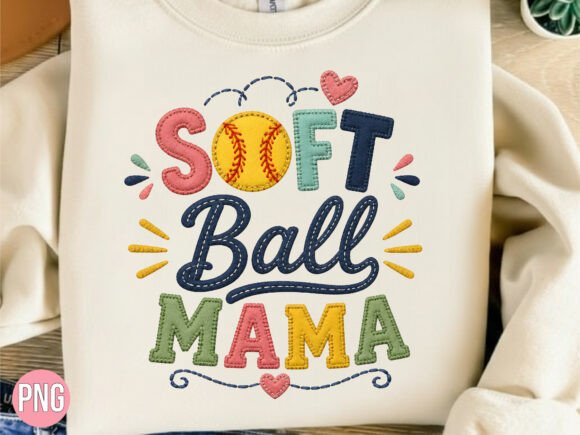 Download Softball Mama Script Letters PNG Shirt - Script letters Collection